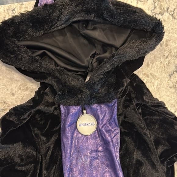 Spirit Pretty Kitty Costume - Black and Purple Jumpsuit - Picture 3 of 3